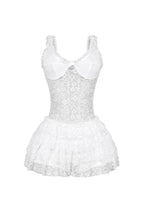 Myrah Lace Ruffle Mini Dress