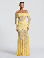 Marielle | Elegant Lace Party Gown