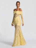 Marielle | Elegant Lace Party Gown