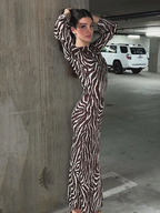 Winnie | Leopard Print Maxi Dress