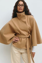 Belt cape jacket