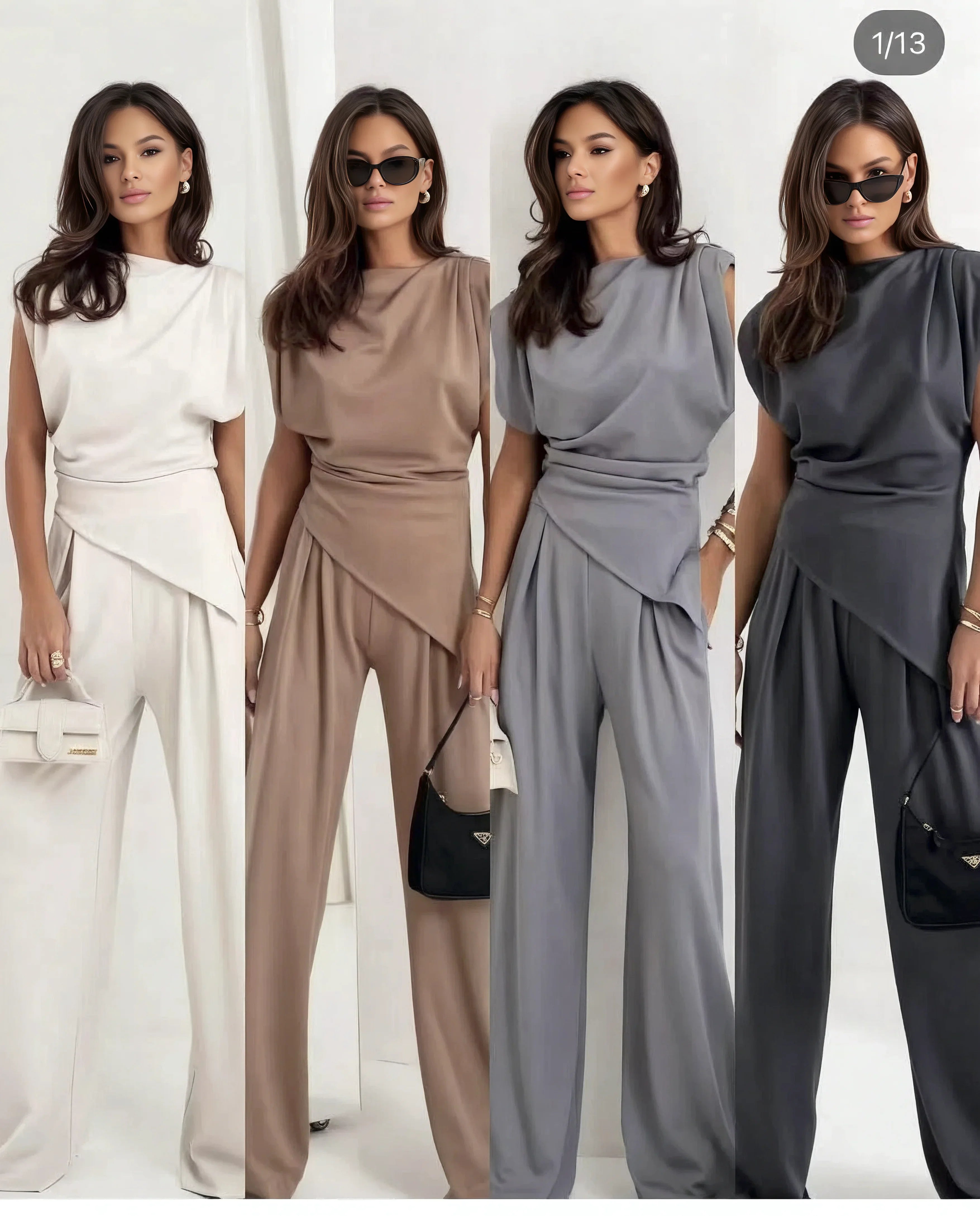 Stylish Sleeveless Two-Piece Set