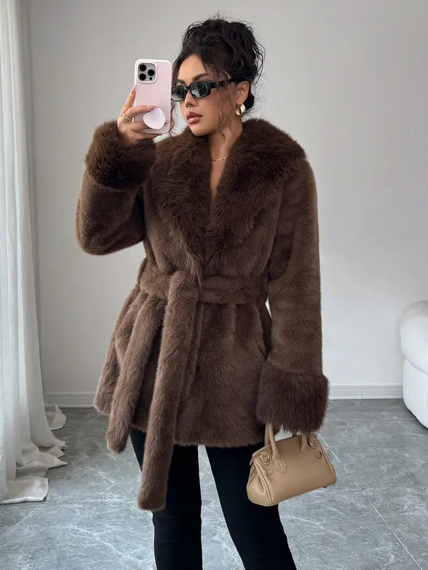 Emily Winter Leopard Coat
