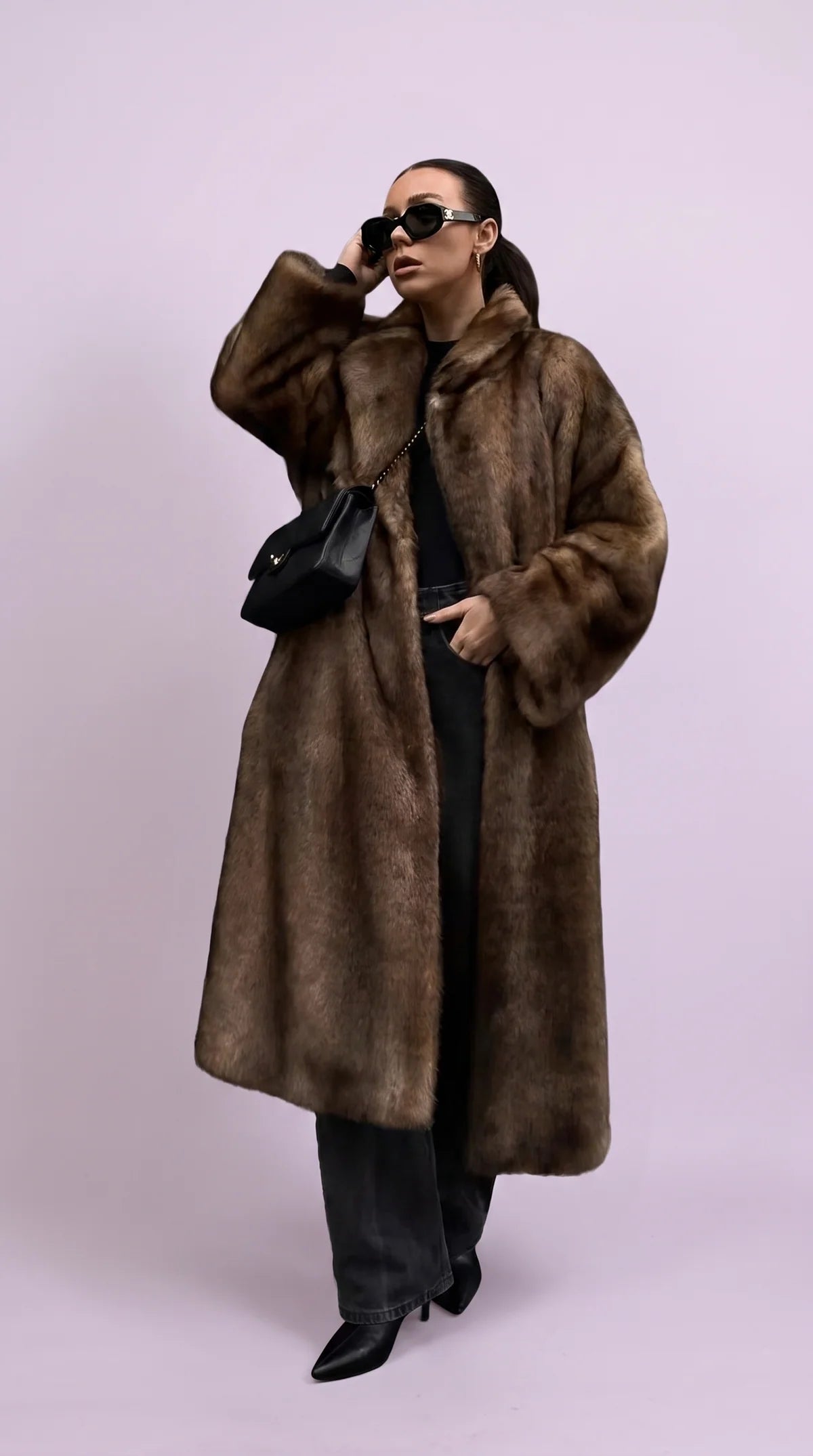 Vivienne | Fluffy Trench Coat
