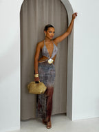 Lora Shell Maxi Dress