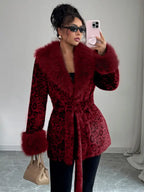 Emily Winter Leopard Coat