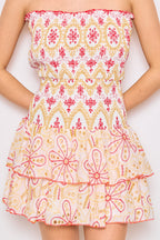 Ruby | Bustier Embroidery Dress
