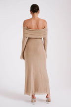 Malika | Elegant Off-Shoulder Dress