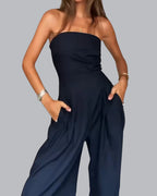 Sofia - Luxe Strapless Jumpsuit