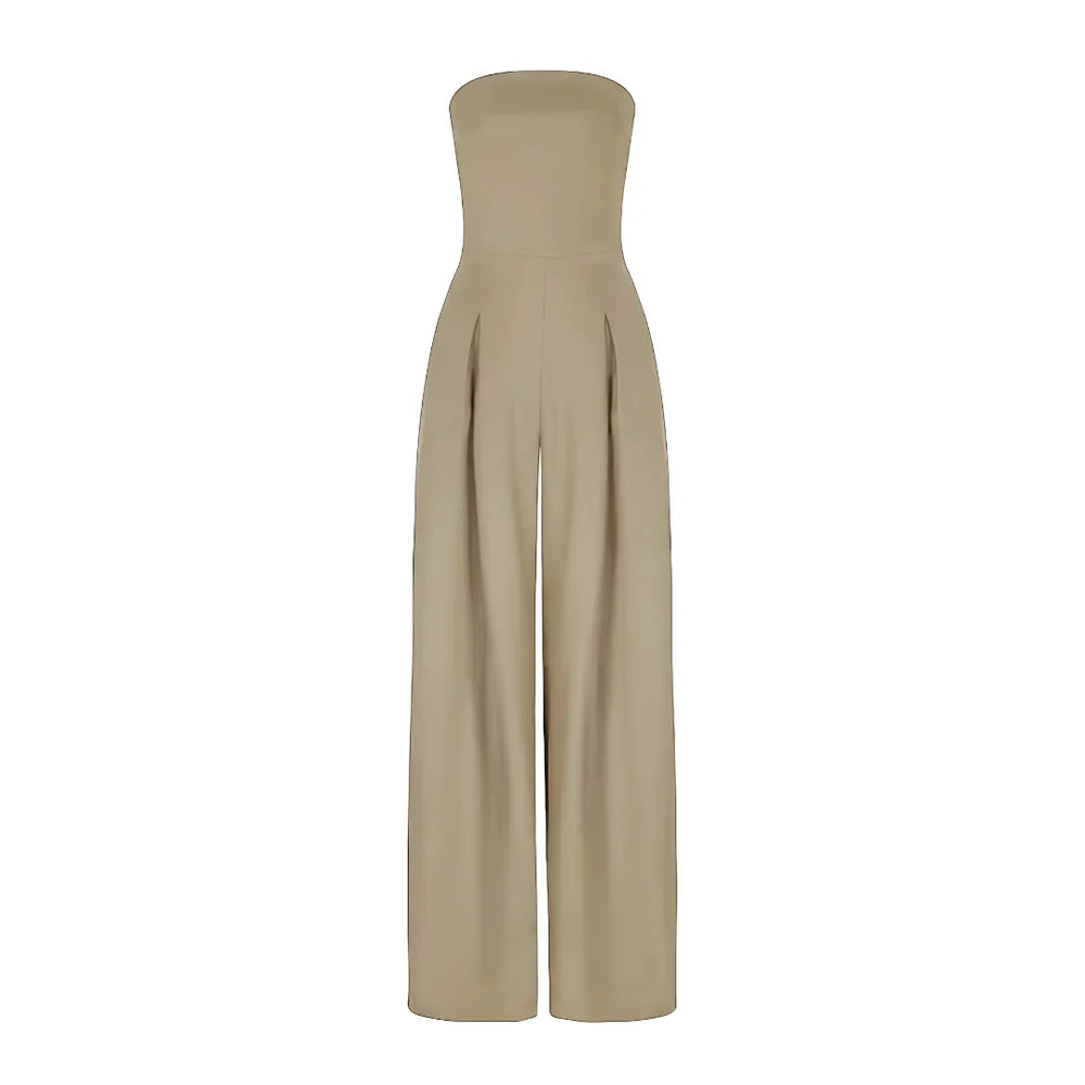 Sofia - Luxe Strapless Jumpsuit