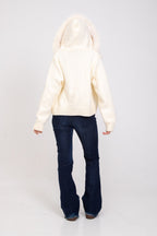 Joanna | Elegant Fur Cardigan
