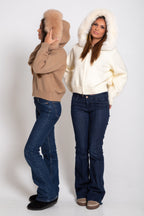 Joanna | Elegant Fur Cardigan