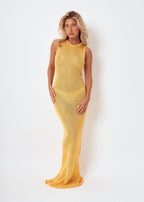 Ava Sparkle Knit Maxi Dress