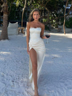 Lara Corset Slit Dress