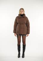 Lisa Belted Puffer Jacket