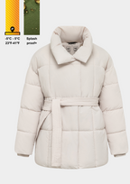 Lisa Belted Puffer Jacket