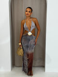 Lora Shell Maxi Dress