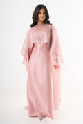 Sarah | Elegant Cape Dress