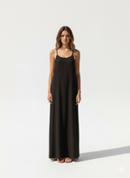 Essential Open-Back Slip Dress