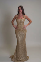 Gold Mermaid Gown