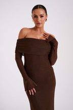 Malika | Elegant Off-Shoulder Dress