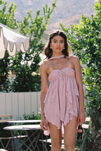 Arabella | Floral Chiffon Mini Dress
