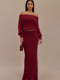 Gloria | Knitted Off-Shoulder Dress