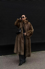 Vivienne | Fluffy Trench Coat