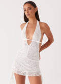 Ritz Lace Mini Dress - White