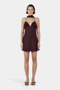 Alanah Mini Dress Plum