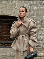 Solène | Chic Wool Coat