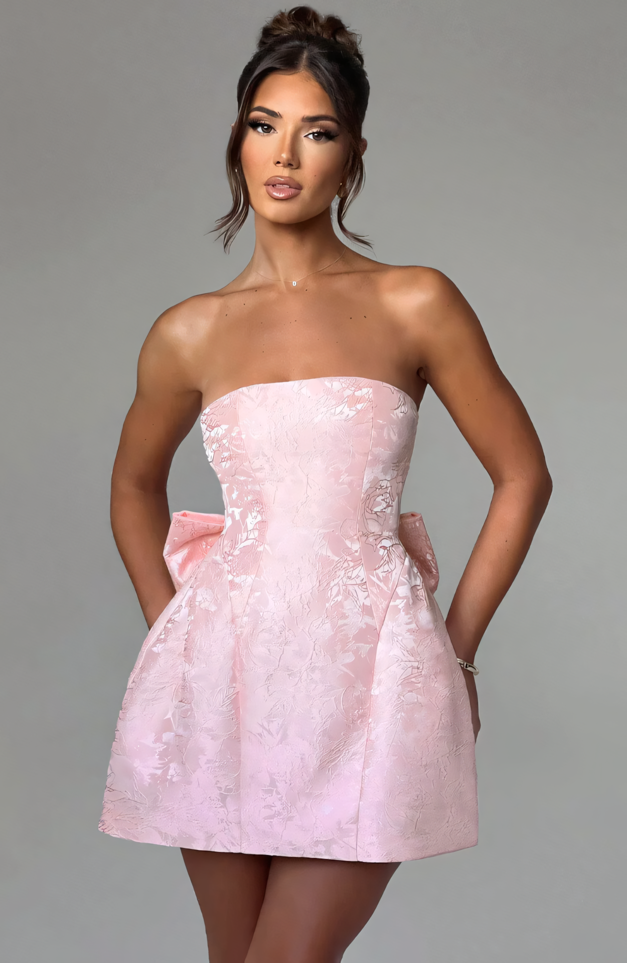 Amy Mini Dress - Blush