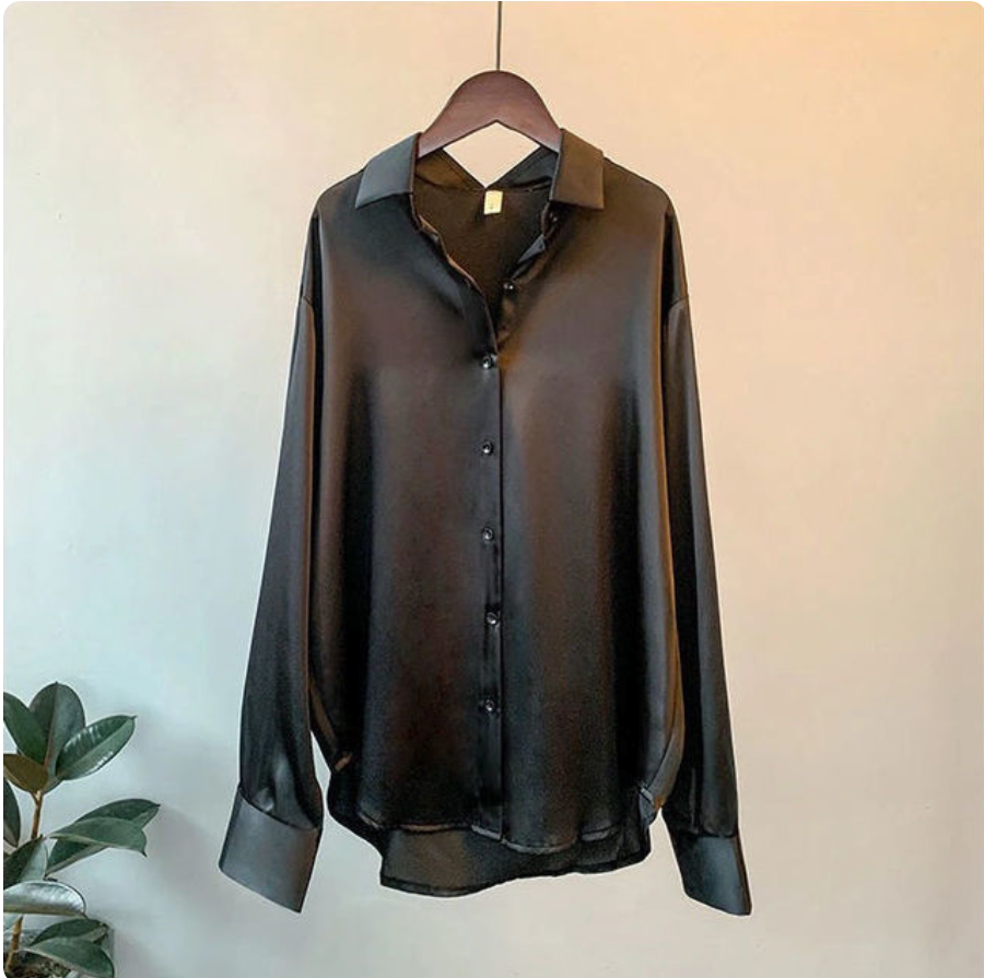 Lara - Luxury Satin Shirt