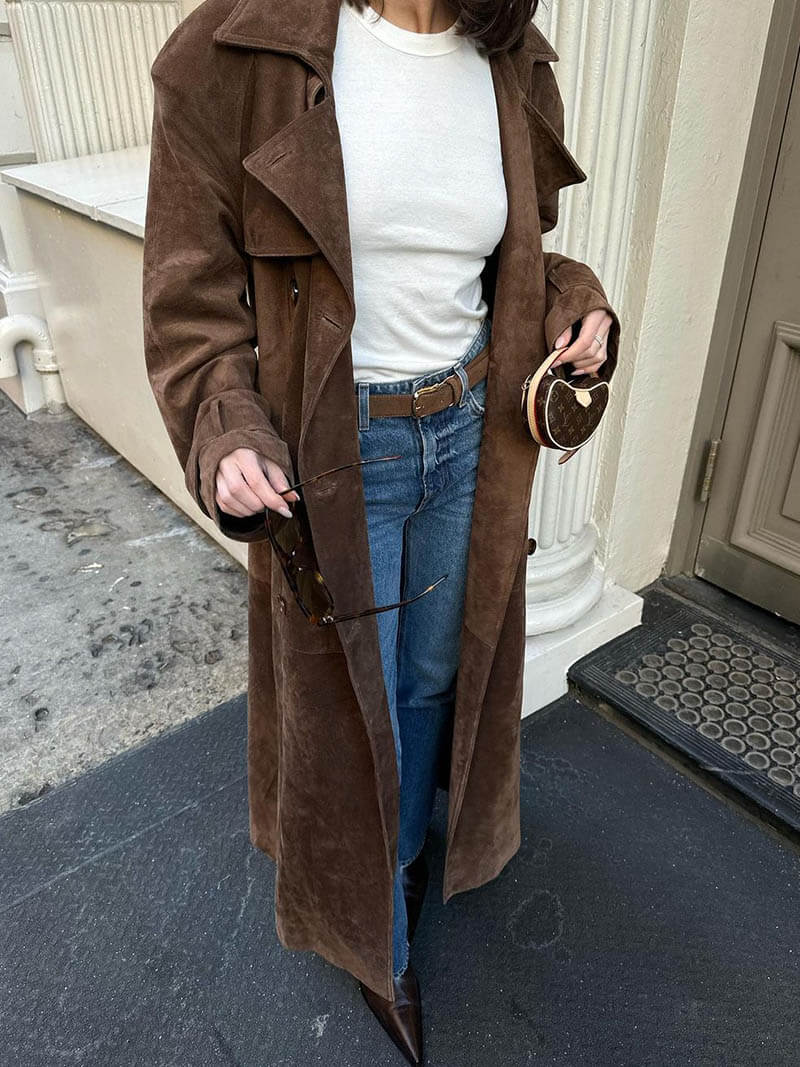 Chloe | Suede Trenchcoat