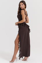Maisa | Ruffle Maxi Dress