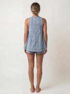 Denim Two Piece Set