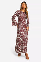 Winnie | Leopard Print Maxi Dress