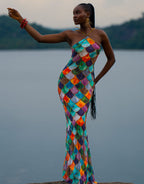 Mami | Halter Neck Maxi Dress