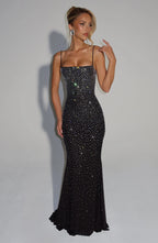 Serena Crystal Maxi Dress