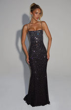 Serena Crystal Maxi Dress