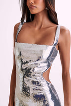 Iris | Sequin Maxi Dress