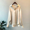 Lara - Luxury Satin Shirt